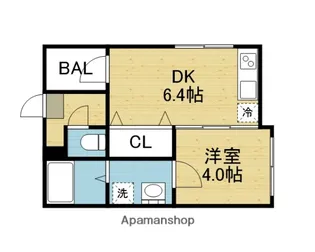 大阪府大阪市生野区巽北3丁目【アパート】の間取り