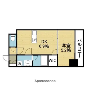 ヴィーナス今里【6階】の間取り
