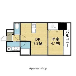 ヴィーナス今里【10階】の間取り