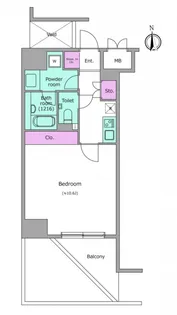 ビエラコート内久宝寺【6階】の間取り
