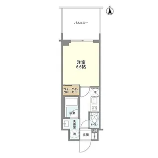 ルフォンプログレ堺筋本町タワーレジデンス【0709号室】の間取り