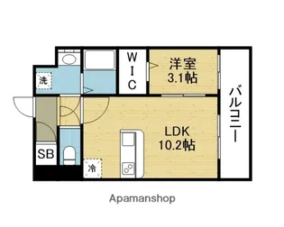 ベルンガーデン林寺【5階】の間取り