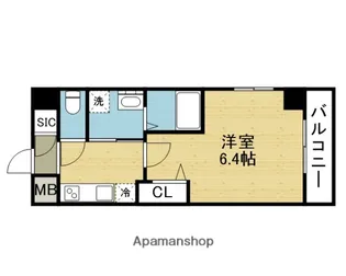 エルプエンテ緑橋【6階】の間取り