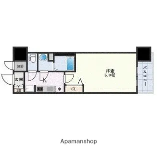 ララプレイス玉造パルク【7階】の間取り