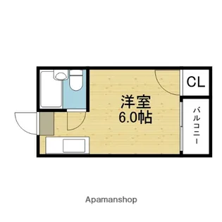 セヴィア城東【103号室】の間取り