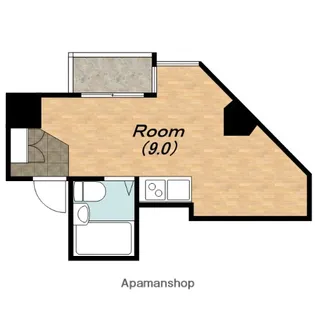 レディース大鉄【307号室】の間取り