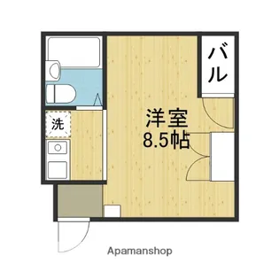 シャトーアルーフ【607号室】の間取り