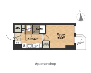 大阪プレステージ・アコモデーション【1009号室】の間取り