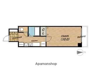 ロイヤルキャッスル【10階】の間取り