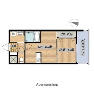 W.O.B.KYOBASHI【315号室】の間取り