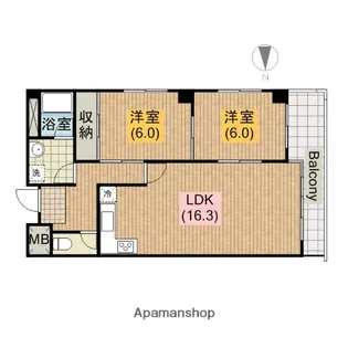 メゾンSK【3階】の間取り