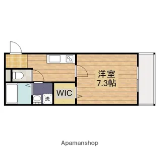 AGIO空堀【3階】の間取り