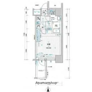 メインステージ心斎橋EAST【4階】の間取り