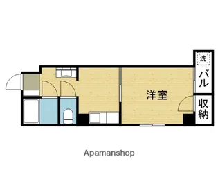 ディーアール山下【405号室】の間取り