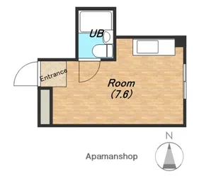 大宝上本町ロイヤルハイツ【306号室】の間取り