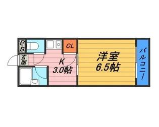 モリビル京橋【512号室】の間取り