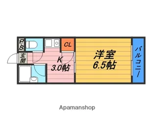 モリビル京橋【3階】の間取り
