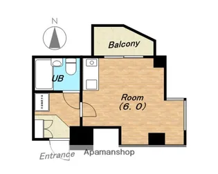 ライオンズマンション天王寺【405号室】の間取り
