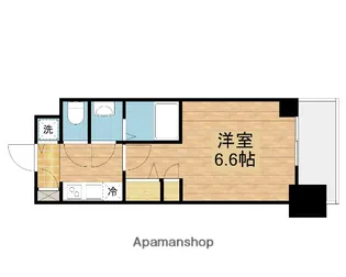 スワンズ谷町セントシティ【7階】の間取り