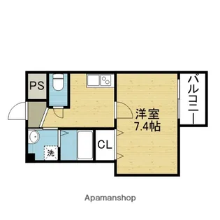 ヴィラナリー放出【202号室】の間取り