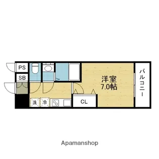 LIVIAZ OSAKA Verite【8階】の間取り
