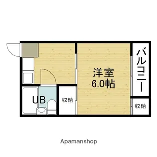 リアライズ四天王寺【202号室】の間取り