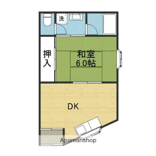 吉村マンション【104号室】の間取り