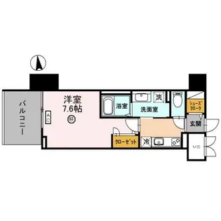 IBC RESIDENCE WEST【0302号室】の間取り