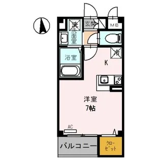 アダージェ小路【2階】の間取り