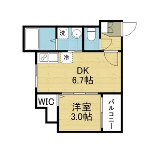 ハーモニーテラス中川東【302号室】の間取り