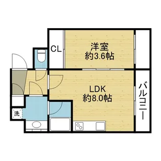 プレサンス ロジェ 天王寺真田山公園【7階】の間取り