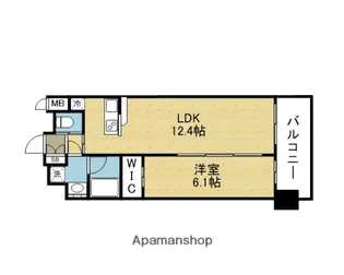 プレジオ永和ASIAN【1203号室】の間取り