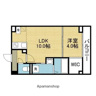 アリビラ鶴橋【103号室】の間取り