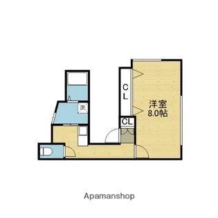 GM GAMOU EAST【3階】の間取り