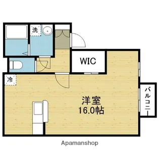 シャルマン【201号室】の間取り