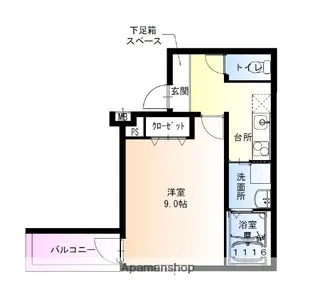 フジパレス高井田Ⅴ番館【1階】の間取り