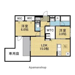 (仮称)DーROOM東成区東中本3丁目PJ【103号室】の間取り