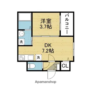 F Normalis SEAM【1階】の間取り