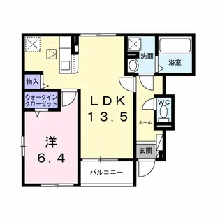 ハルノテラス【1階】の間取り