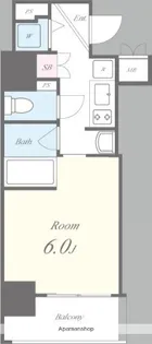 マイナビSTAY大阪城森ノ宮【501号室】の間取り