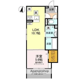 レクタス【3階】の間取り