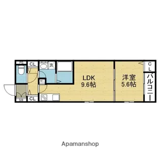 HandP平野【1階】の間取り