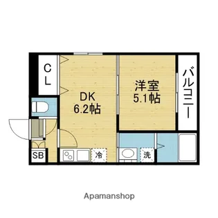Madder Plain【1階】の間取り