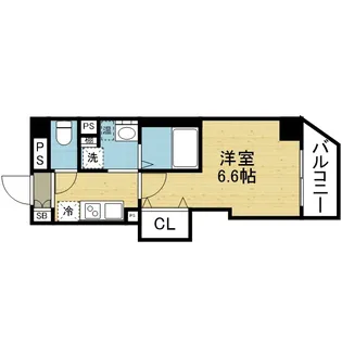 みおつくし大池橋【7階】の間取り