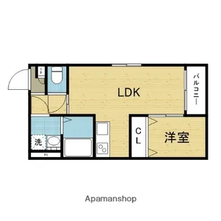 Bellevue巽南【2階】の間取り