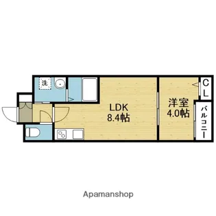 H-maison加美正覚寺13【1階】の間取り