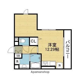 ドゥソレイユ【301号室】の間取り