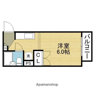 コニシハイツ【103号室】の間取り