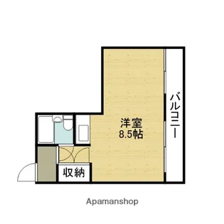 ヴィラ永井【102号室】の間取り