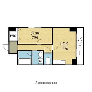 ヴェルドミール山忠松屋町【6階】の間取り